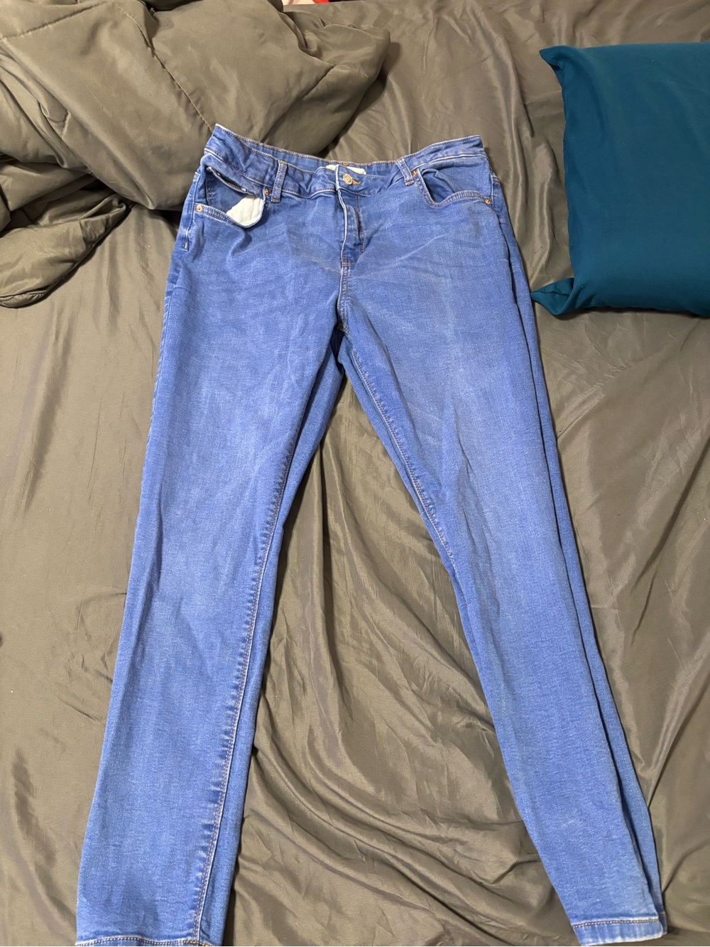 Primark Blue Skinny Jeans Women’s Size 14 Denim